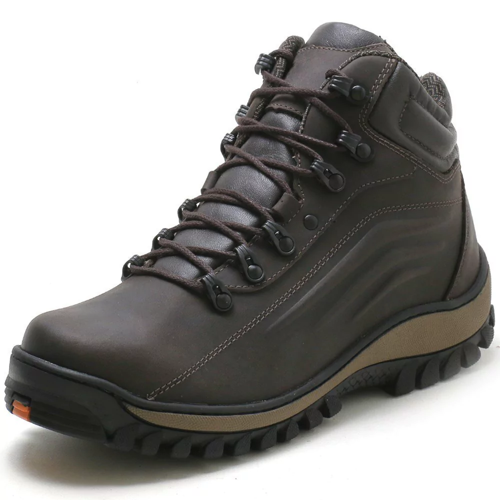 Bota Adventure Trilha Coturno Palmilha Gel Anatômica 1904 Café