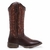 Bota Texana Country Cano Alto em couro legítimo, com detalhes em bordado vermelho.