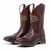 Bota Texana Country Cano Alto Couro Legítimo Premium Bico Quadrado Western 9006 na internet