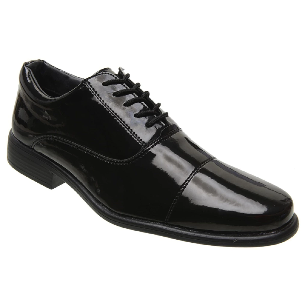 Sapato Militar Formal Couro Masculino Oxford Esporte Fino Com Brilho 12010