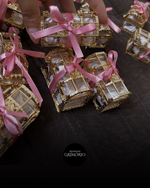 TESOURO DE AFRODITE - concha natural marítima e quartzo rosa