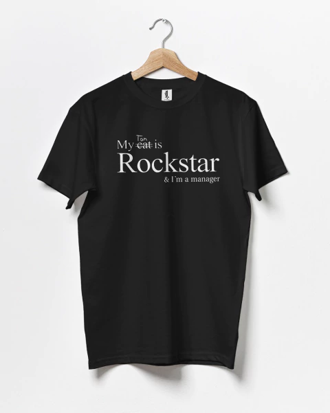 T-SHIRT V MY TAN IS A ROCKSTAR & I'M A MANAGER - comprar online