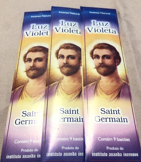Incenso Natural Saint Germain - Luz Violeta - comprar online