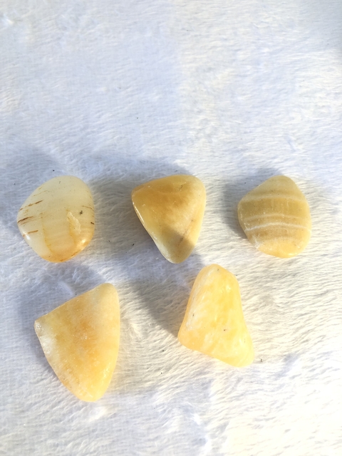 Pedra Natural Calcita Amarela