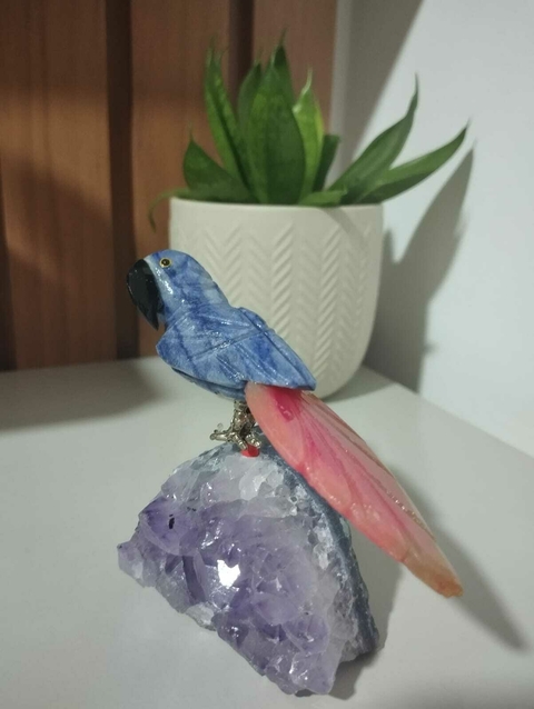 Papagaio em Pedra Natural - comprar online