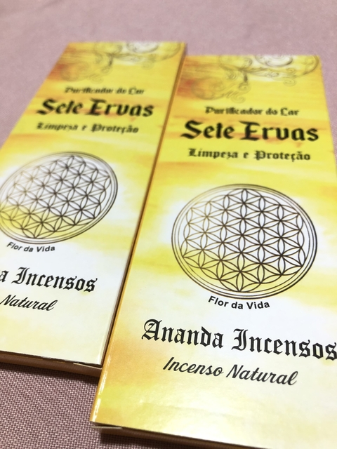 Incenso Natural Sete Ervas - Limpeza e proteção - comprar online