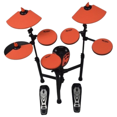 Bateria Eletrônica X-Pro Orange Ed2 C. Ibanez com Baquetas