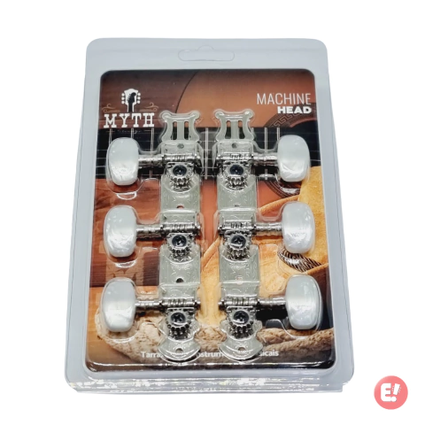 Tarraxa Violão Clássico Aço Pino Fino 3 + 3