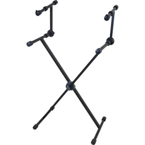 Suporte para Teclado Duplo Preto X30 ASK