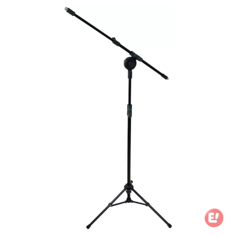 Pedestal de Microfone Girafa Telescópio Preto PE3TBK Visão