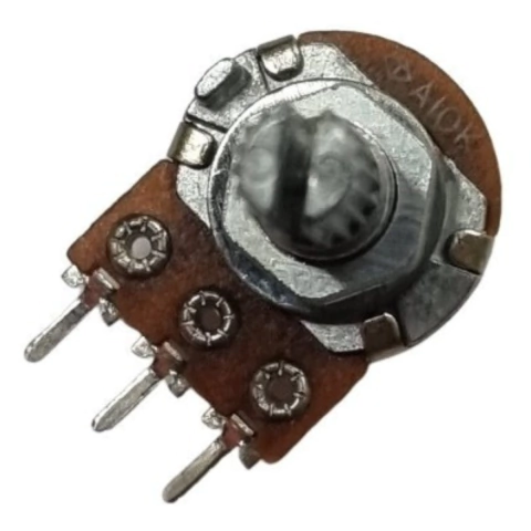 Potenciômetro 10K A L20 Eixo Longo Sem Chave 16mm