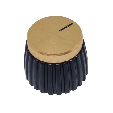 Knob Amplificador Estilo Marshall Dourado Gold Plástico