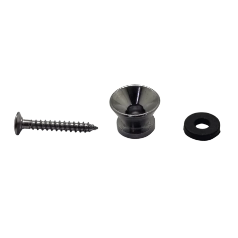 Roldana com Parafuso Cromada Guitarra Violão Baixo Viola