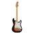 Guitarra Strato Vogga Sunburst Escudo Branco VCG601N SB - comprar online
