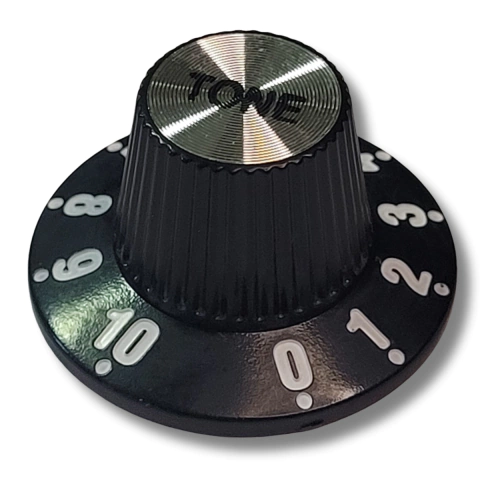 Knob Black Guitarra Vintage Tone Preto - Unidade
