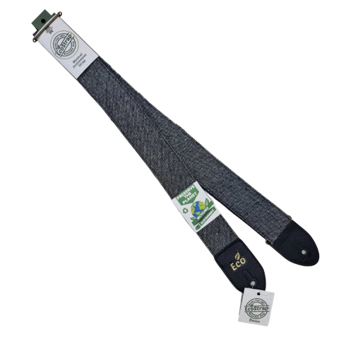 Correia Basso Eco 06 5cm Tecido Jeans Preto