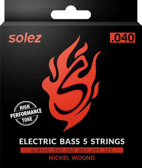 Encordoamento Baixo 5 cordas Solez .040 Jogo
