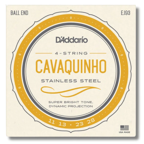 Encordoamento Cavaquinho D'Addario Stainless Steel EJ93