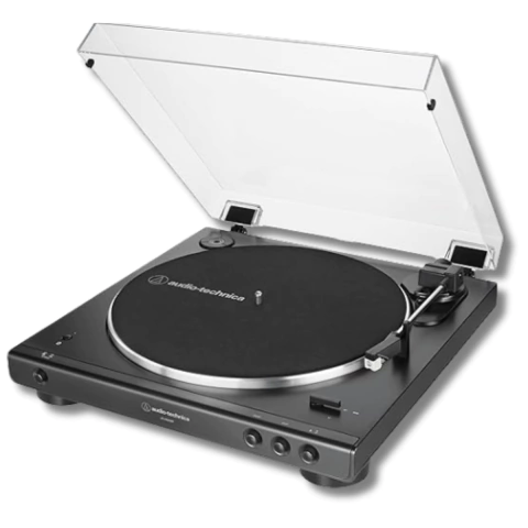 Toca Discos Audio Technica Automático AT-LP60XBT-BK-C Preto