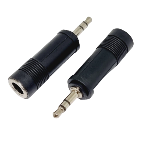 Adaptador P10 Fêmea Mono para P2 Macho Estéreo