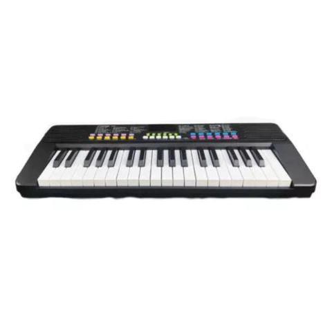 Teclado Musical Infantil Kids 37 Teclas TCI37 Microfone Preto Spring