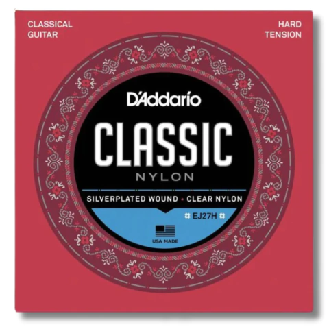 Encordoamento Violão Nylon Classic Tensão Alta Daddario EJ27H