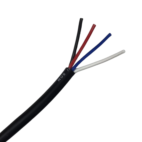 Cabo Comando PP 4 Vias Som Elétrica Flex 4 x 150mm Metro