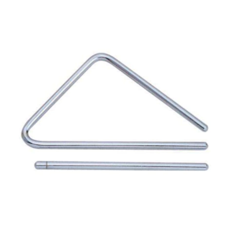 Triângulo Profissional Médio Aço Cromado 25cm Torelli