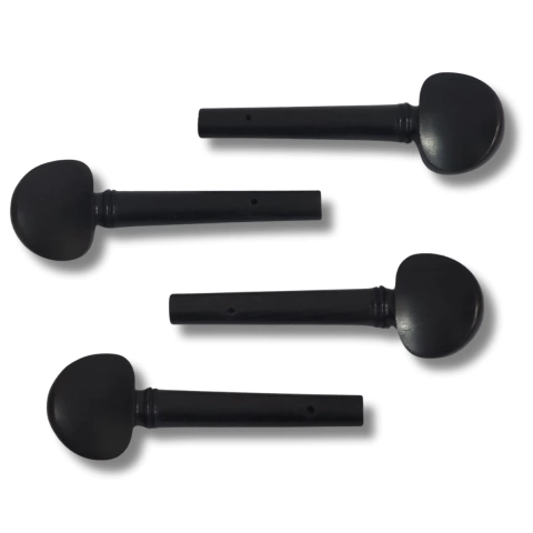 Cravelha Violino Ébano Wood Olho Paris Zellmer Kit com 4