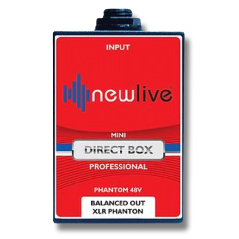 Mini Direct Box Ativo Phantom New Live 1 Entrada 1 Saída New Live