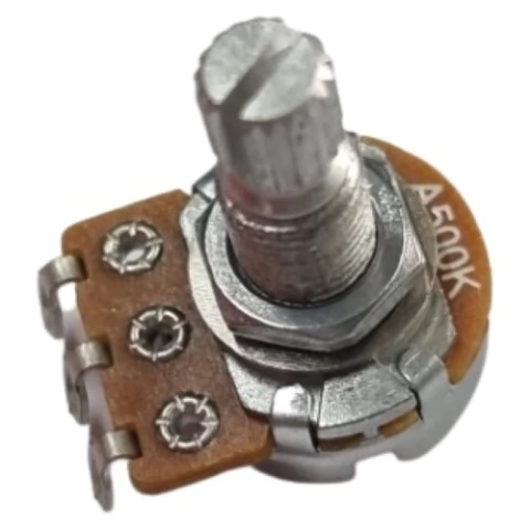 Potenciômetro 500K A L20 16/18 Rosca Alta Alpha