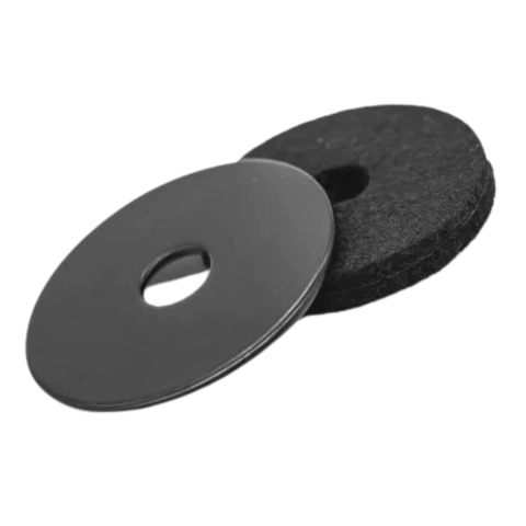 Arruela Metal Reta com Feltro para Máquina de Chimbal Torelli