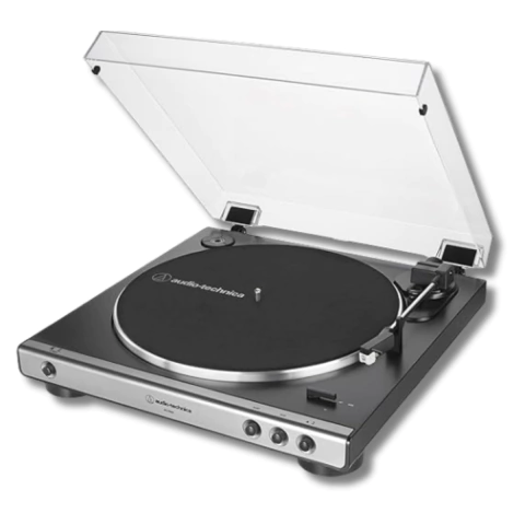 Toca Discos Audio Technica Automático AT-LP60X-GM-C Prata