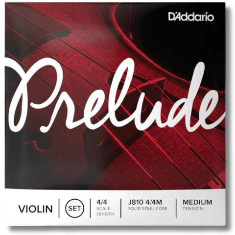 Encordoamento Violino Média D'Addario Prelude J810 4/4M