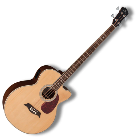 Baixolão Elétrico Michael 4 Cordas Jumbo Cutway BM401DT Natural Satin