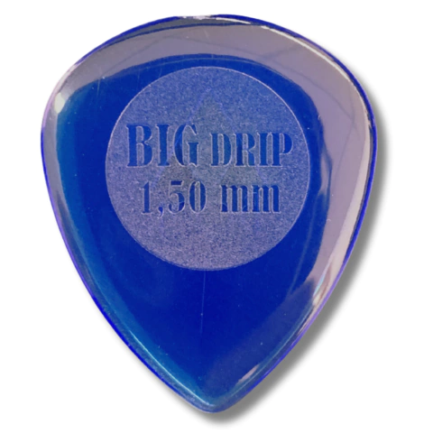 Palheta Big Drip Azul 1,50mm Ponta Fina R24-045 Bori