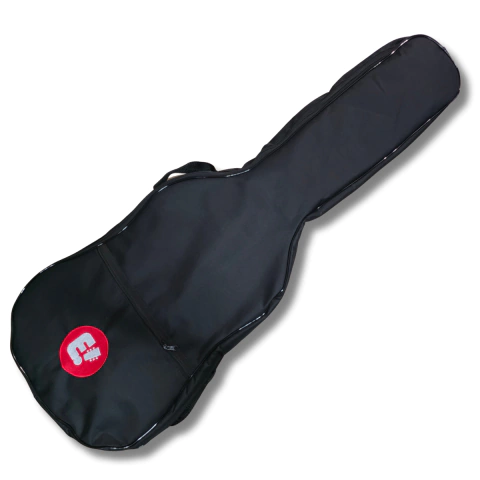 Bag Guitarra Extra Luxo Formato Nylon 600 Preto E Musical BNELG23 Music New