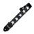 Correia Basso Sintético SF 01 5cm Preta Estrela