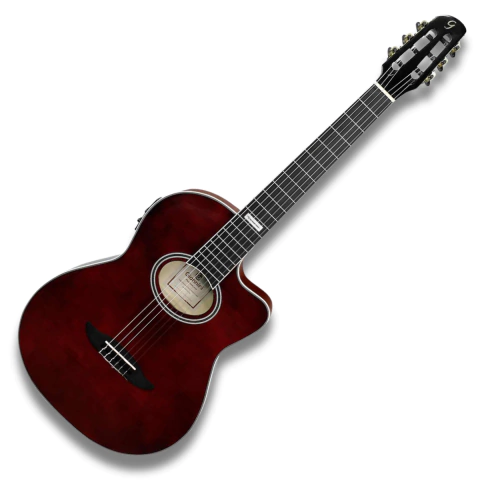 Violão Nylon Elétrico Giannini Performance GNF3 CEQTDW Vinho