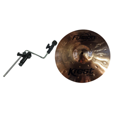 Kit Prato 12" Splash Fusion Series Bronze B8 + Clamp MCLP1