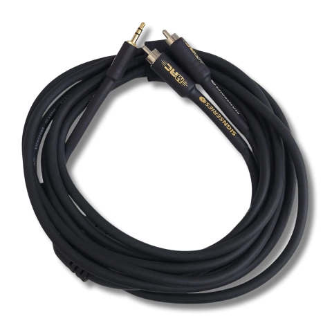 Cabo P2 Estereo + 2 RCA MAcho 3.05m 0.30mm Dj Series Mac Cabos