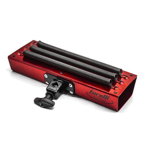 Reco Reco Alumínio Vermelho 3 Molas Com Suporte para Clamp Torelli
