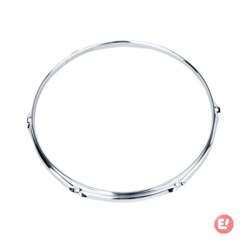 Aro 12" Super Hoop 1.7mm 6 Afinações Tom Bateria Cromado
