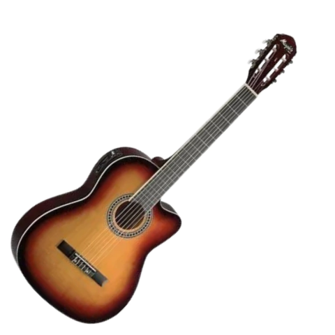Violão Nylon Elétrico Linden AC-60 SB Sunburst Memphis