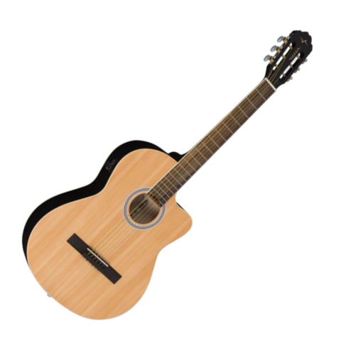 Violão Aço Elétrico Clássico Cutway Natural Vogga VCE300 ST