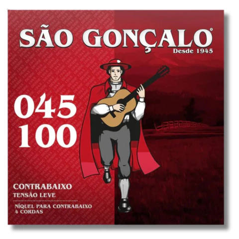 Encordoamento Baixo 4 Cordas 0.045 - 0.1 São Gonçalo