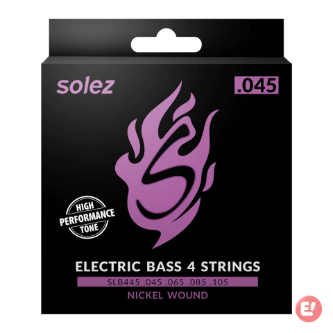Encordoamento Baixo Solez 4 Cordas 045 SLB445