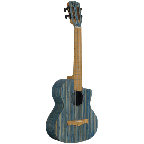 Ukulelê Tenor 100% Bambu Natural Azul LAKI-T TBL Tagima