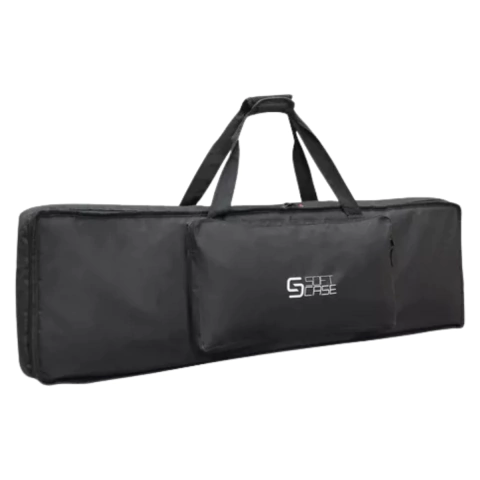 Bag Teclado 5/8 M Capa Nylon Preto Simples Soft Case