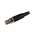 Plug Mini XLR Fêmea 3 Pinos Profissional Preto HX1069 - comprar online